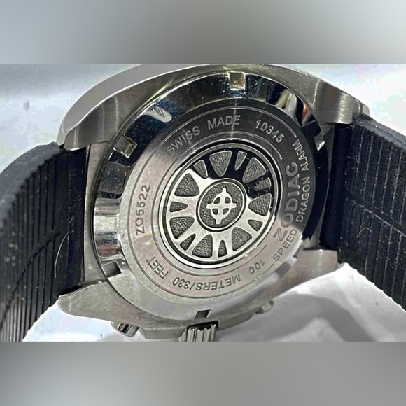Zodiac Speed Dragon Alarm Chronograph Wristwatch - Picture 7 of 8